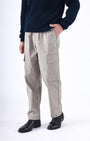 TAILORAEDGE Air Relaxed Cargo Pant In Ash Beige