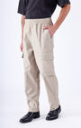 TAILORAEDGE Air Relaxed Cargo Pant In Beige