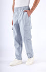TAILORAEDGE Air Relaxed Cargo Pant In Blue