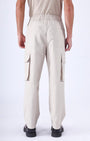 TAILORAEDGE Air Relaxed Cargo Pant In Cream
