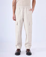 TAILORAEDGE Air Relaxed Cargo Pant In Cream