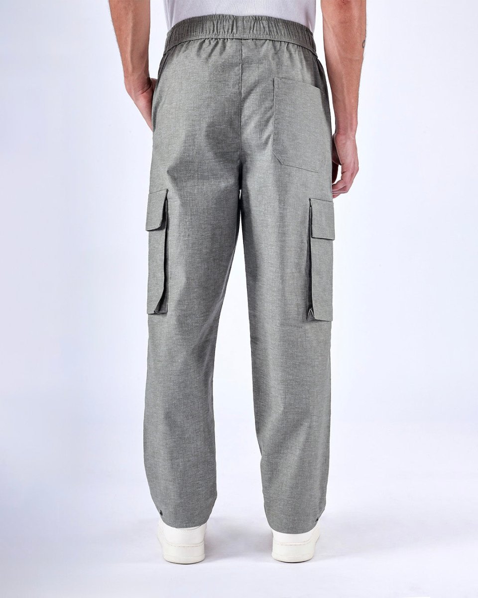 TAILORAEDGE Air Relaxed Cargo Pant In Sage Green