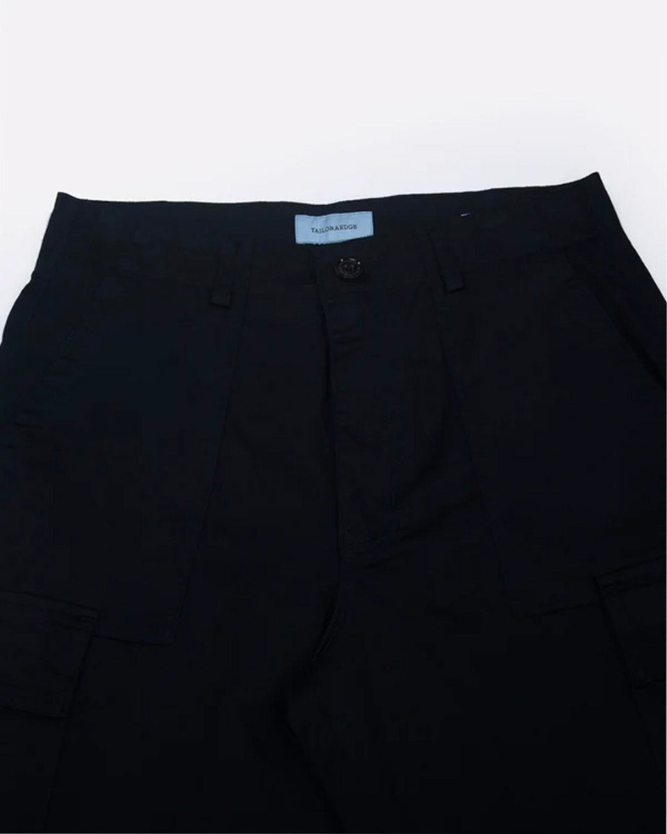 TAILORAEDGE Carpenter Relaxed Cargos In Blue