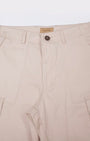 TAILORAEDGE Carpenter Relaxed Cargos In Cream