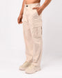 TAILORAEDGE Carpenter Relaxed Cargos In Cream