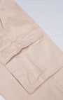 TAILORAEDGE Carpenter Relaxed Cargos In Cream