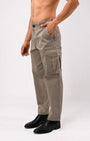 TAILORAEDGE Carpenter Relaxed Cargos In Grey