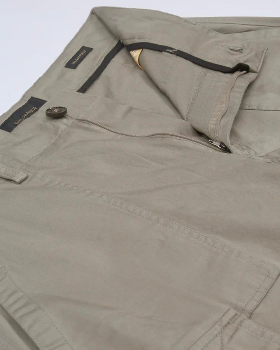 TAILORAEDGE Carpenter Relaxed Cargos In Grey