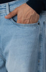 TAILORAEDGE Classic Edge Relaxed Denim In Light Blue