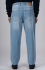 TAILORAEDGE Classic Edge Relaxed Denim In Light Blue