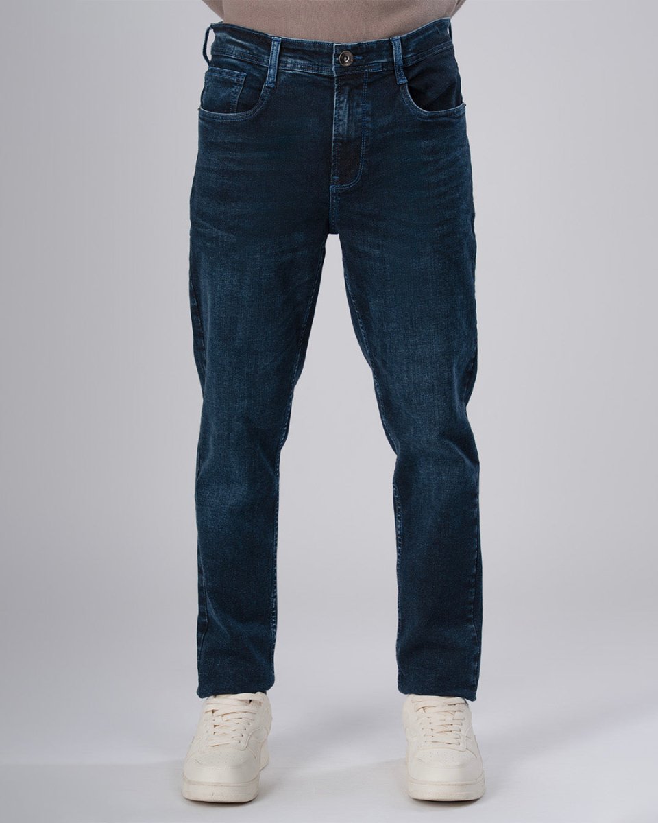 TAILORAEDGE Classic Edge Tailored Denim In Bright Blue