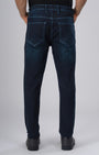 TAILORAEDGE Classic Edge Tailored Denim In Dark Blue