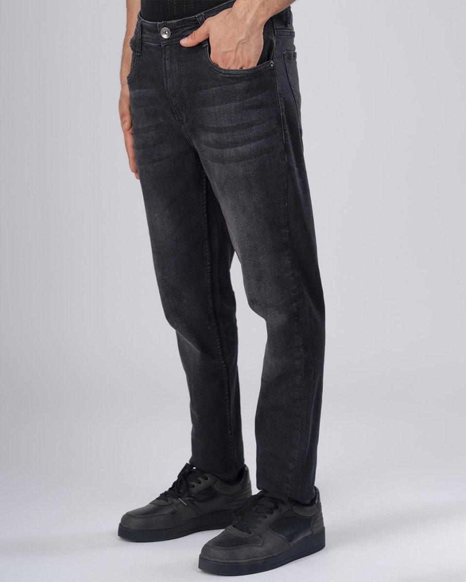TAILORAEDGE Classic Edge Tailored Denim In Deep grey
