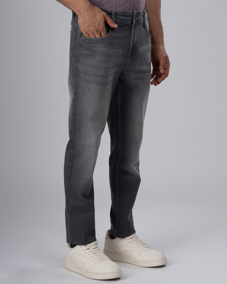 TAILORAEDGE Classic Edge Tailored Denim In Grey