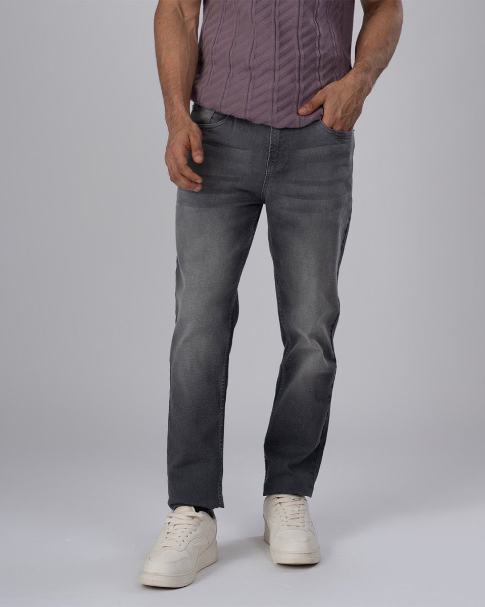 TAILORAEDGE Classic Edge Tailored Denim In Grey