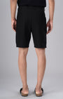 TAILORAEDGE Easy Iron Cargo Shorts In Black