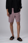 TAILORAEDGE Easy Iron Cargo Shorts In Lavender