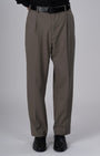 TAILORAEDGE Easy Iron Flexi Relaxed Trouser In Beige
