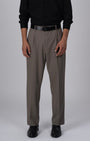 TAILORAEDGE Easy Iron Flexi Relaxed Trouser In Beige