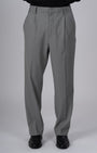 TAILORAEDGE Easy Iron Flexi Relaxed Trouser In Grey