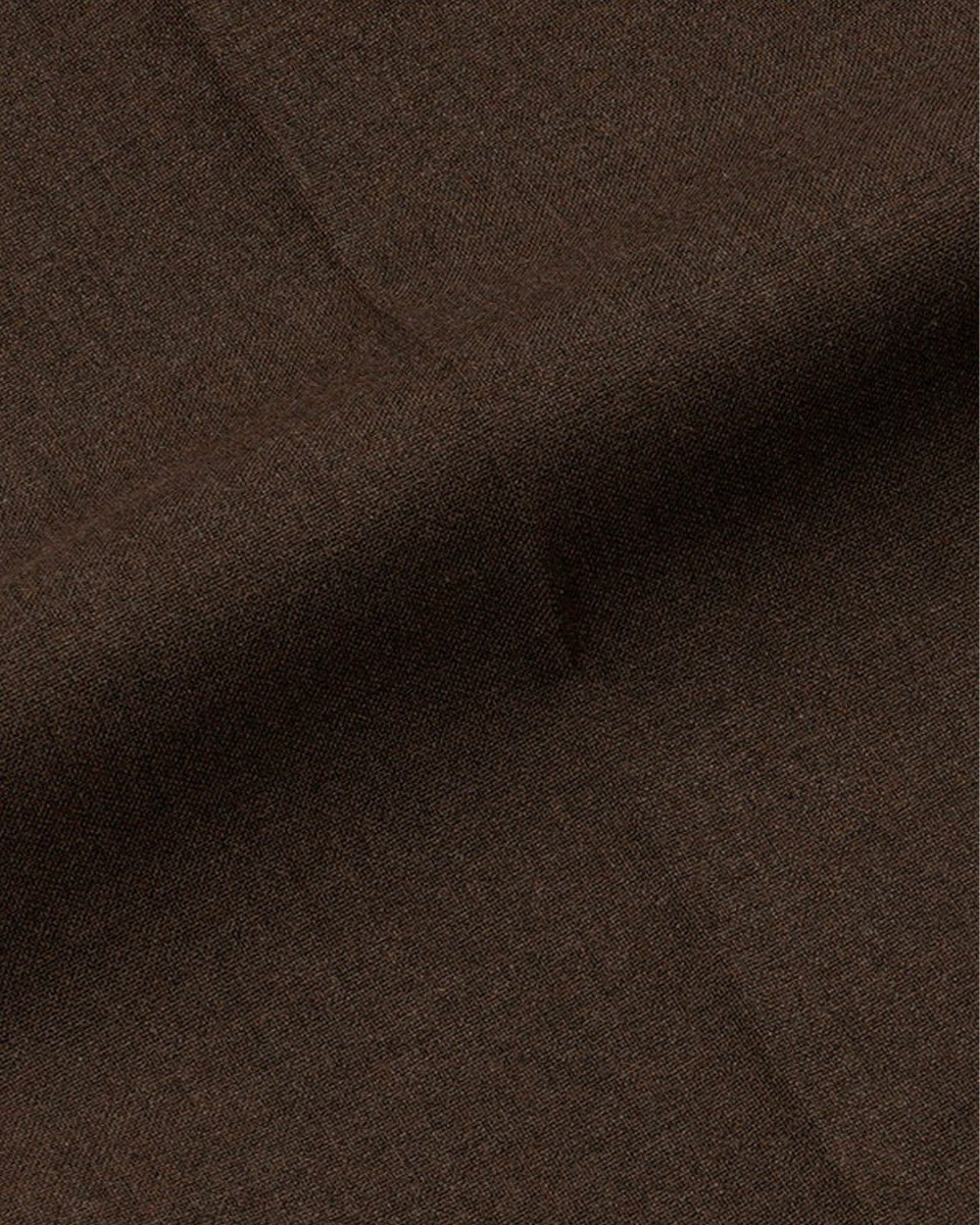 TAILORAEDGE Easy Iron Flexi Tailored Trouser In Brown