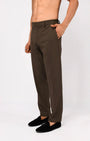 TAILORAEDGE Easy Iron Flexi Tailored Trouser In Brown