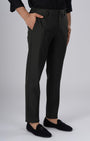 TAILORAEDGE Easy Iron Flexi Tailored Trouser In Olive