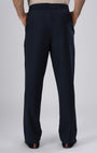 TAILORAEDGE Easy Iron Flexiwaist Relaxed Trouser In Blue