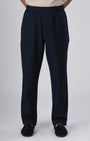 TAILORAEDGE Easy Iron Flexiwaist Relaxed Trouser In Blue