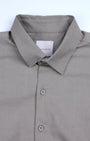 TAILORAEDGE Easy Iron Office Stretch Shirt In Beige