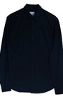 TAILORAEDGE Easy Iron Office Stretch Shirt In Black