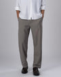 TAILORAEDGE Easy Iron Striped Flexiwaist Relaxed Trouser In Beige