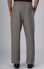 TAILORAEDGE Easy Iron Striped Flexiwaist Relaxed Trouser In Beige