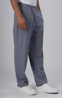 TAILORAEDGE Easy Iron Striped Flexiwaist Relaxed Trouser In Blue