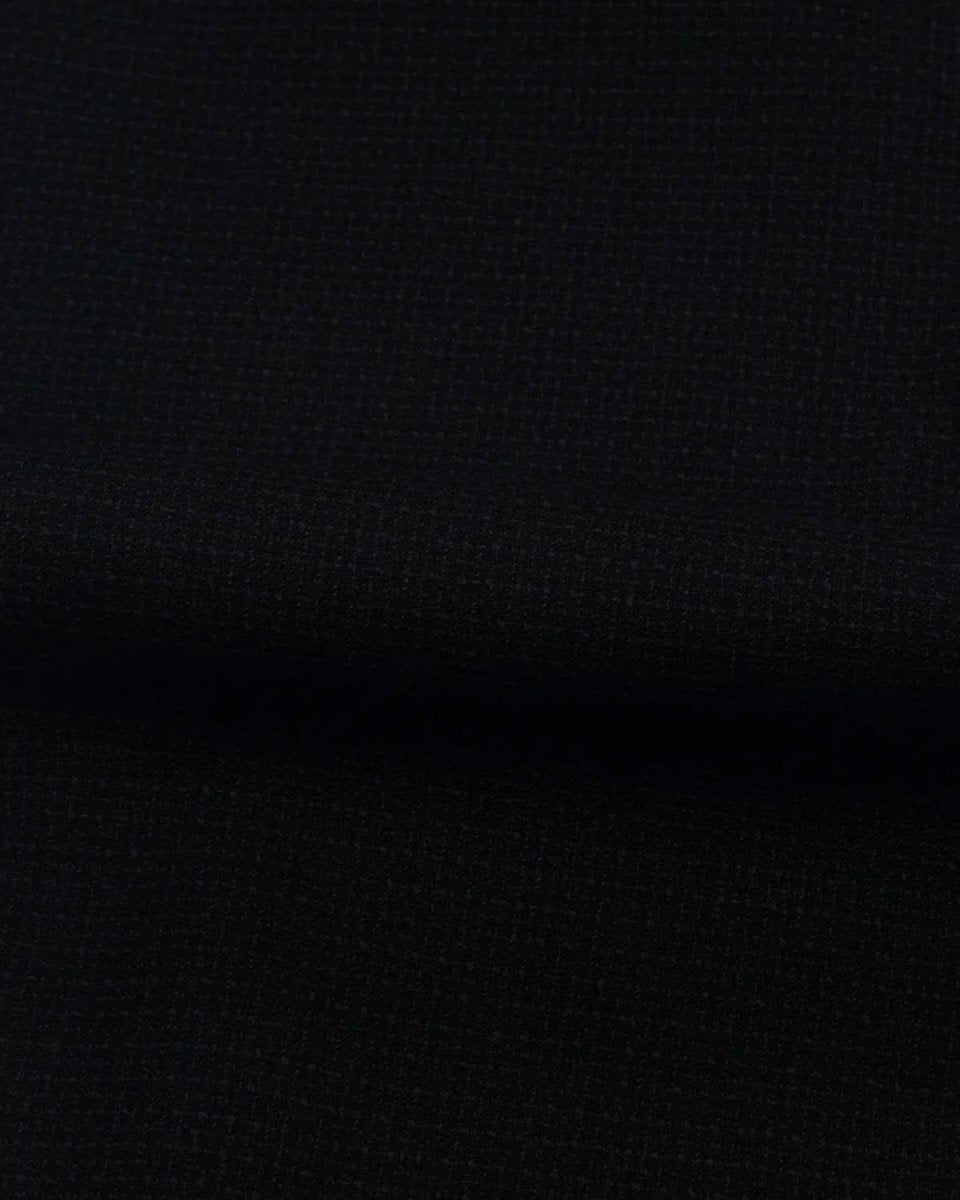 TAILORAEDGE Easy Iron Textured Flexiwaist Tailored Trouser In Black