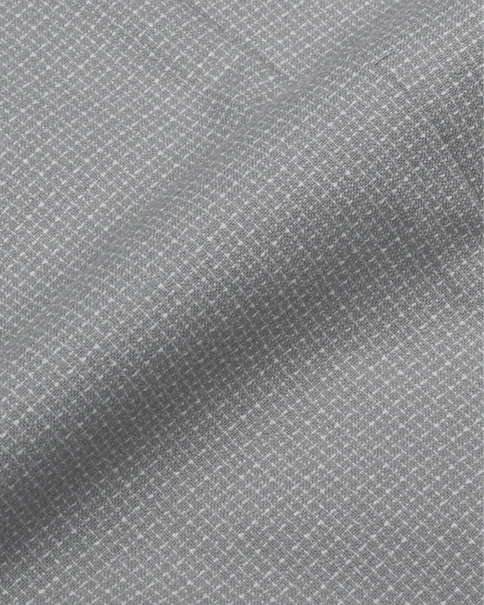 TAILORAEDGE Easy Iron Textured Flexiwaist Tailored Trouser In Grey