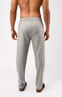 TAILORAEDGE Easy Iron Textured Flexiwaist Tailored Trouser In Grey