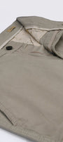 TAILORAEDGE Elevated Twill Tailored Cargo Pant In Beige