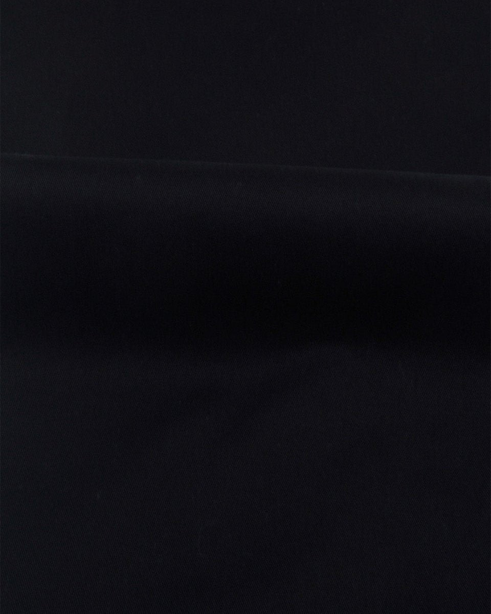 TAILORAEDGE Elevated Twill Tailored Cargo Pant In Black