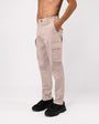 TAILORAEDGE Elevated Twill Tailored Cargo Pant In Ecru