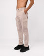 TAILORAEDGE Elevated Twill Tailored Cargo Pant In Ecru