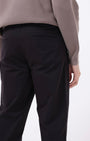 TAILORAEDGE Essential Pleated Fine Twill Pants In Black