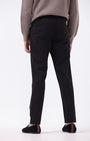 TAILORAEDGE Essential Pleated Fine Twill Pants In Black