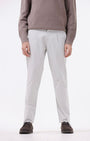 TAILORAEDGE Essential Pleated Fine Twill Pants In Powder White