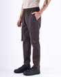 TAILORAEDGE Feather Light Tailored Cargos In Brown