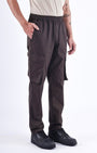 TAILORAEDGE Feather Light Tailored Cargos In Brown