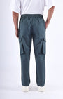 TAILORAEDGE Feather Light Tailored Cargos In Green