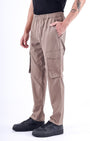 TAILORAEDGE Feather Light Tailored Cargos In Khaki
