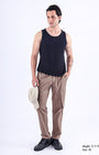 TAILORAEDGE Feather Light Tailored Cargos In Khaki