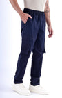 TAILORAEDGE Feather Light Tailored Cargos In Navy